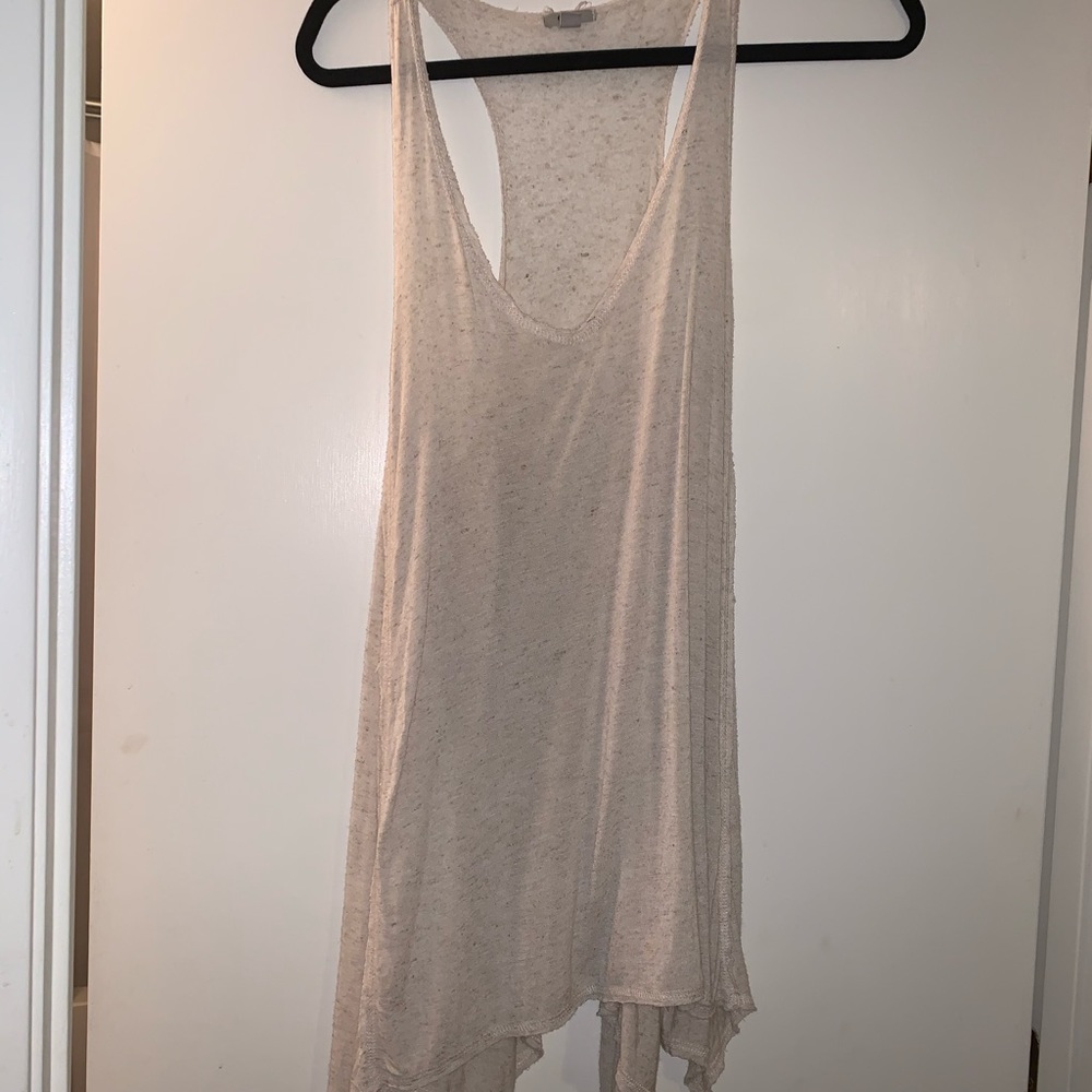 Ecote Oatmeal Racerback Tank Size M